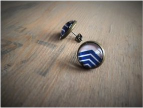 Boucles d'oreilles CABOCHONNE